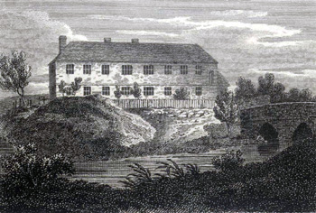 Bletsoe Castle in 1811 Z49-190